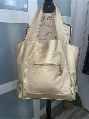 XX Cherie Large Gold Tote Bag